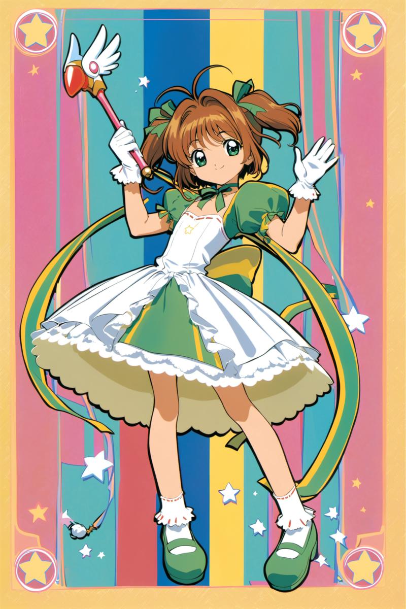 22166-1464769087-1girl, kinomoto sakura, dress, 1990s (style), full body, solo, holding, retro artstyle, puffy sleeves, gloves, short sleeves, wh.png